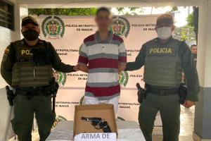 En cuarentena ladrón Salió a atracar con revolver en mano en el Jardín Santander