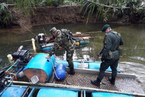 Operativo en Fresno contra mineria Ilegal