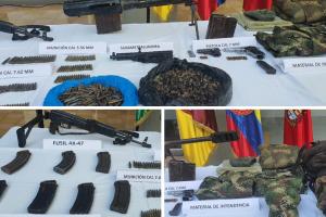 Incautan armas en Ibagué