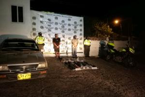 Narcocarro en Saldaña