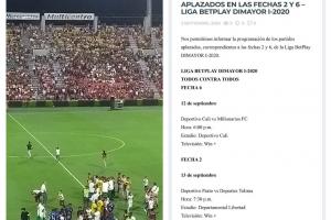 oficial fecha para partido