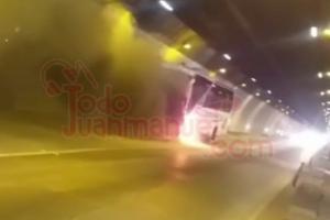 Conflagración túnel de Sumpaz