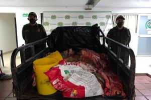 Incautan carne