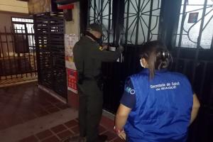 cierre de bar