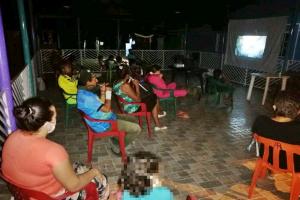 Niños de Chaparral disfrutaron de la jornada ‘Cine al Campo’