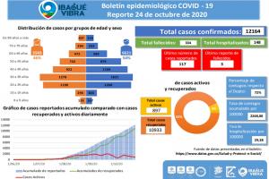 Casos Covid-19 del 24 de octubre