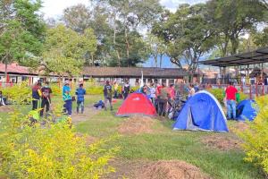 Minga Indígena pasó la noche en Ibagué