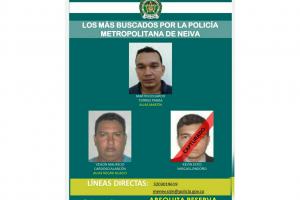 Cartel de los más buscados 
