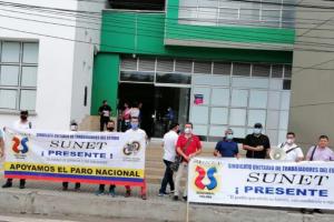 Una de las situaciones de persecución sindical se estaría presentando con el Presidente de la subdirectiva Sunet Melgar Jaime Cardona