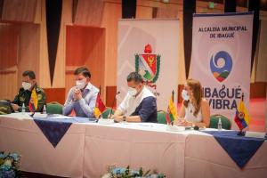 visita ministro de Justicia en Ibagué