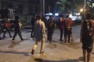 En video: Estudiantes de la UT se le 'rebotaron' a los 'Capuchos' por sus actos vandálicos