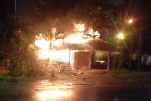Se incendió restaurante llanero en el sector de Mirolindo