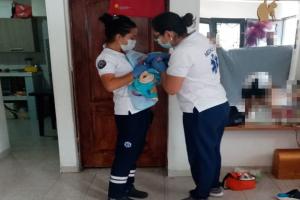 Bebé se adelantó y nació en una vivienda del barrio Calarcá en Ibagué