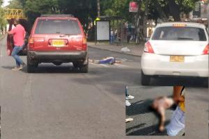 Accidente sobre la carrera Quinta