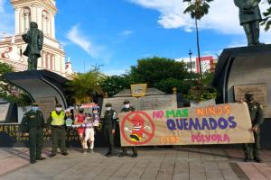 Lanzaron campaña “No más niños quemados, cero pólvora” en el Tolima