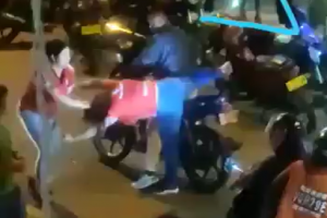 Agresión a mujer en Cali