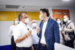 alcalde Hurtado y presidente de la CCI, Bulla 2021