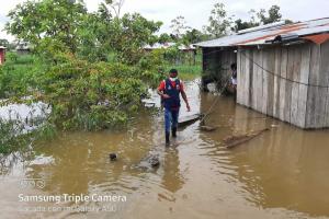 Inundaciones en El Carmen del Darién.