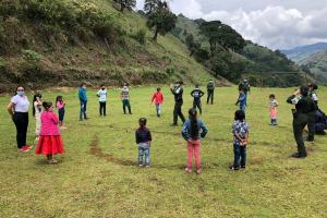 En zona rural de Neiva se atendió alerta temprana por reclutamiento de menores