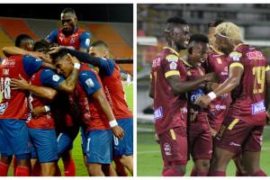 Medellín vs Tolima, fútbol colombiano