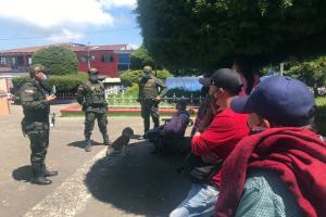 Campaña de prevención contra la extorsión en Casabianca 