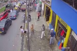  ¡Vuelve y juega! Atracaron a un adulto mayor con machete en el centro de Ibagué