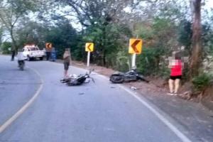 ¡Fatal accidente! Cuatro muertos dejó choque de dos motos en la vía Guamo – Ortega