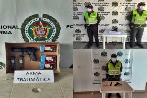 Incautaron armas de fuego, traumáticas y neumáticas en Dolores, Natagaima y Melgar