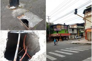 Robo de cables de semáforos en la comuna 10