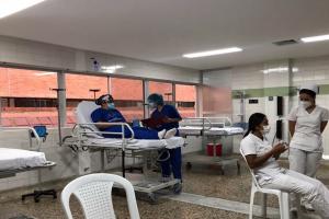 Simulacro de vacunación en Ibagué 2021