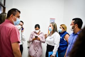 Simulacro para recibir las vacunas contra la Covid-19 en Ibagué