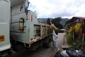 Recolección de basura Tapias-Ibagué 2021
