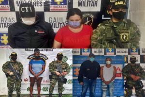 Capturados extorsionistas del GAO-r del Comando Conjunto Central Adán Izquierdo