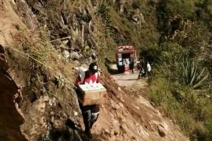 Vía  Balsillas entre San Vicente de Caguán y Neiva