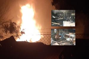 Incendio estructural en una carpintería del barrio Armero de Venadillo