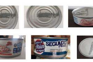 Latas de atún 