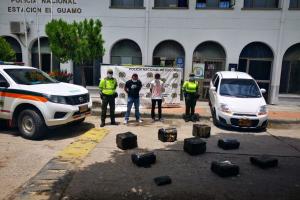 Incautan 271 mil dosis de marihuana en la vía al Guamo