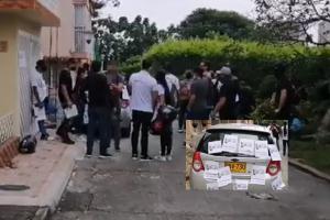 Realizaron plantón contra la familia Monroy García en Irazú
