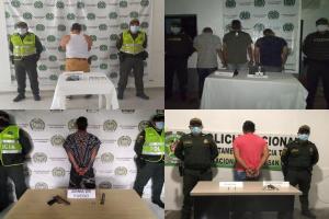 Capturaron 6 personas e incautaron cuatro armas de fuego en hechos aislados en el Tolima