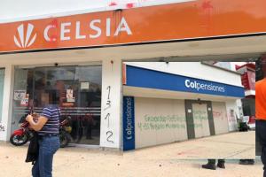 Pánico y zozobra tras actos vandálicos en la calle 40 con 5ª en Ibagué
