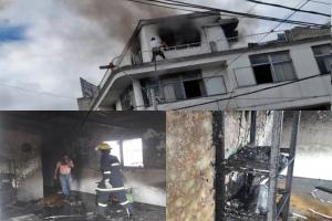 Se registraron dos incendios estructurales simultáneos en Ibagué