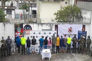 Tras fuerte operativo y seguimiento durante un año, desarticularon banda delincuencial ‘Los Nietos’ en el Líbano