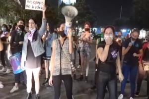 Velatón y protesta contra los feminicidios en el Tolima