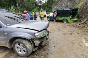 Choque entre camioneta y campero dejó 7 personas lesionadas en San Bernardo