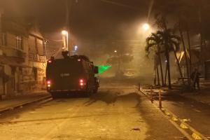 Nuevamente intentaron vandalizar el CAI del Estadio y hubo ‘Tropel’ en inmediaciones de la UT