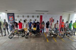 En imponente operativo desarticularon banda delincuencial ‘Los Carmelos’ en Carmen de Apicalá