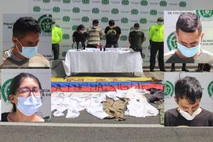 A la cárcel ‘Los Destroyers’ integrantes de la ‘Primera Línea’ por actos vandálicos en Ibagué