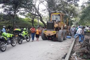 Falleció un motociclista tras ser arrollado por una motoniveladora en el Guamo