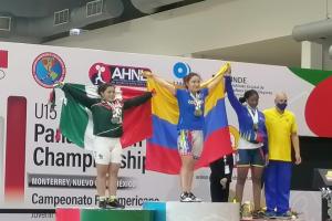 Ivana Cerquera oro en panamericanos de pesas