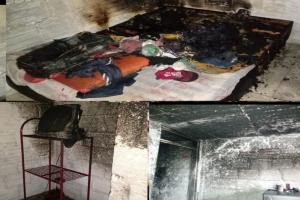 Se incendió apartaestudio en el barrio La Gaviota de Ibagué